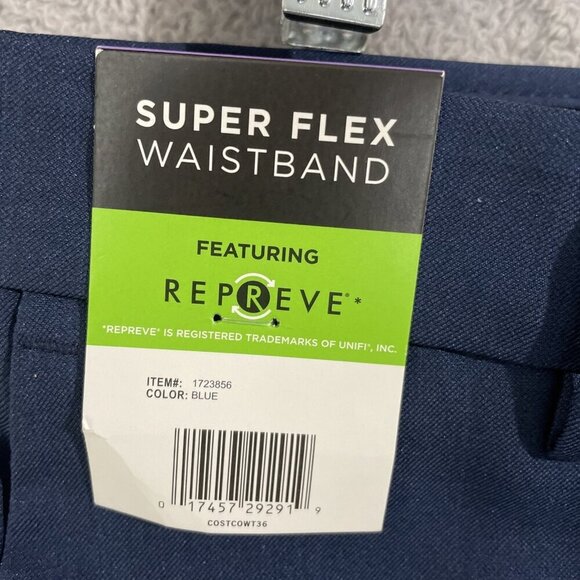 NEW Kenneth cole reaction techni-cole pants slim fit 30x32 Blue - Picture 2 of 8